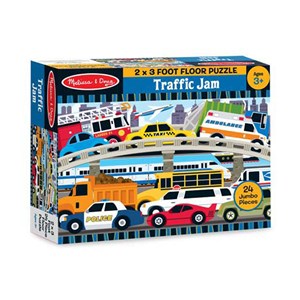 Melissa and Doug (4421) - "Traffic Jam" - 24 Teile Puzzle