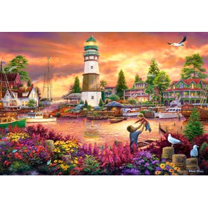 Castorland (C-103645) - "Glücklicher Urlaub" - 1000 Teile Puzzle