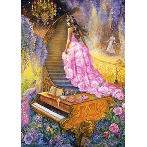Grafika (T-00054) - Josephine Wall: "Melody in Pink" - 1000 Teile Puzzle