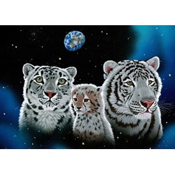 Grafika (T-00419) - Schim Schimmel, William Schimmel: "Gentle Family" - 1000 Teile Puzzle