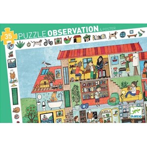 Djeco (07594) - "The House" - 35 Teile Puzzle