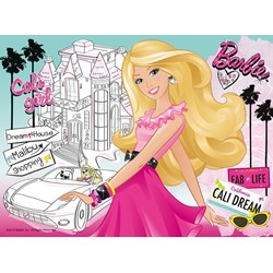 Trefl (18171) - "Barbie im Cabrio" - 30 Teile Puzzle