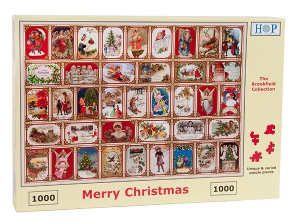 The House of Puzzles (3657) - "Merry Christmas" - 1000 Teile Puzzle