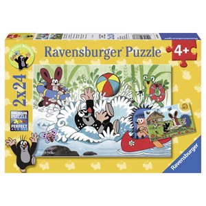 Ravensburger (08863) - "Urlaub mit Maulwurf" - 24 Teile Puzzle