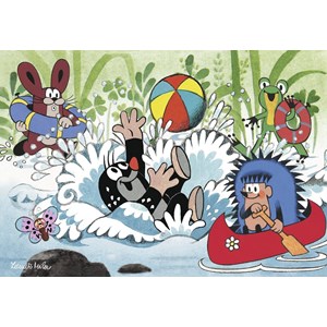 Ravensburger (08863) - "Urlaub mit Maulwurf" - 24 Teile Puzzle