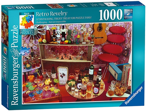 Ravensburger (19697) - "Retro Revelry" - 1000 Teile Puzzle