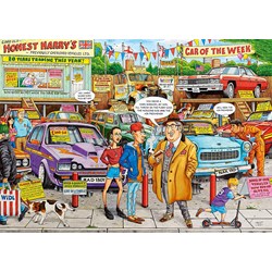 Ravensburger (19692) - Geoffrey Tristram: "Gebrauchtwagenhändler" - 1000 Teile Puzzle