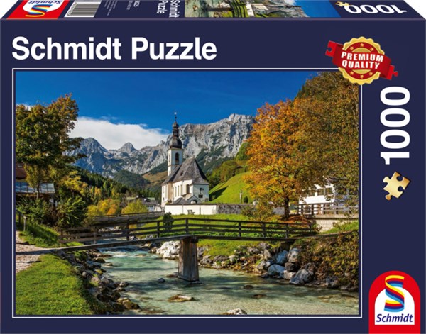Schmidt Spiele (58225) - "Reiteralpe, Ramsau" - 1000 Teile Puzzle