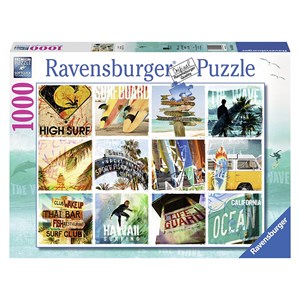 Ravensburger (19506) - "Surfer Collage" - 1000 Teile Puzzle