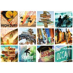 Ravensburger (19506) - "Surfer Collage" - 1000 Teile Puzzle