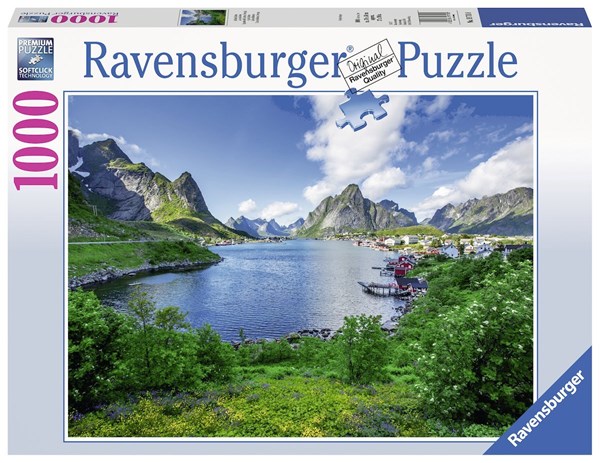 Ravensburger (19711) - "Auf den Lofoten" - 1000 Teile Puzzle
