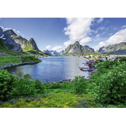 Ravensburger (19711) - "Auf den Lofoten" - 1000 Teile Puzzle