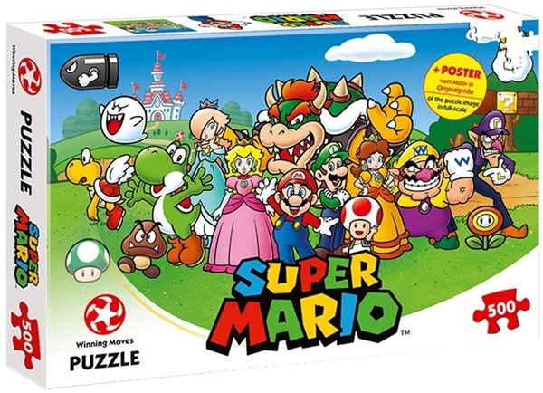 Winning Moves Games (11002) - "Super Mario" - 500 Teile Puzzle