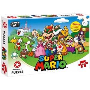 Winning Moves Games (11002) - "Super Mario" - 500 Teile Puzzle