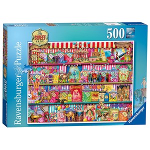 Ravensburger (14653) - Aimee Stewart: "The Sweet Shop" - 500 Teile Puzzle