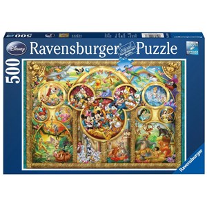 Ravensburger (14183) - "Disney Familie" - 500 Teile Puzzle
