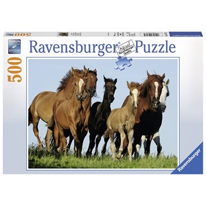 Ravensburger (14717) - "Herd of horses" - 500 Teile Puzzle