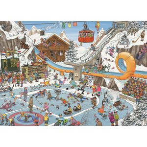 Jumbo (19065) - Jan van Haasteren: "Die Winterspiele" - 1000 Teile Puzzle