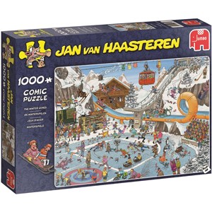 Jumbo (19065) - Jan van Haasteren: "Die Winterspiele" - 1000 Teile Puzzle