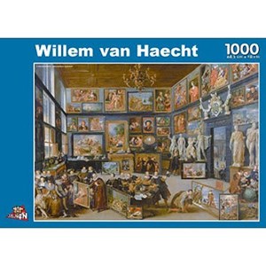 PuzzelMan (05063) - Willem van Haecht: "Die Gemäldegalerie" - 1000 Teile Puzzle