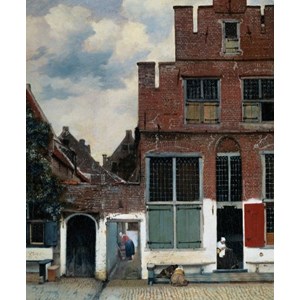 PuzzelMan (386) - Johannes Vermeer: "Die kleine Straße" - 1000 Teile Puzzle
