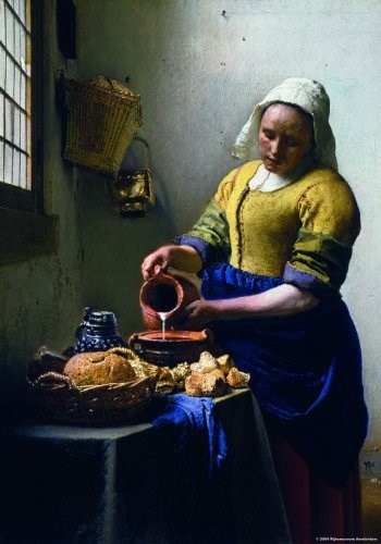 PuzzelMan (04012) - Johannes Vermeer: "Die Milchhändlerin" - 210 Teile Puzzle