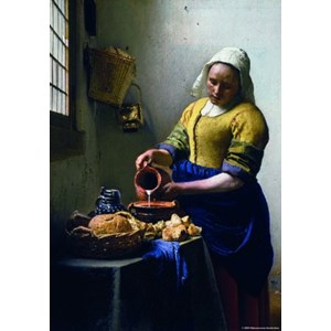 PuzzelMan (04012) - Johannes Vermeer: "Die Milchhändlerin" - 210 Teile Puzzle