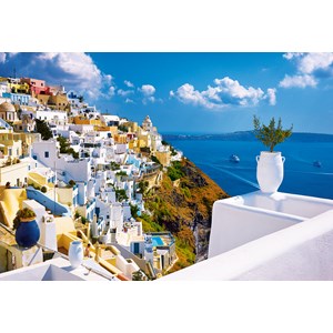 Trefl (26119) - "Santorin, Griechenland" - 1500 Teile Puzzle