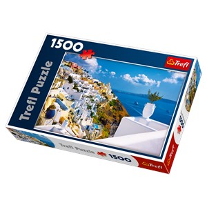 Trefl (26119) - "Santorin, Griechenland" - 1500 Teile Puzzle