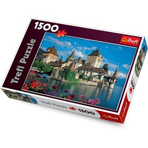 Trefl (26102) - "Schloss Oberhofen, Schweiz" - 1500 Teile Puzzle