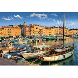 Trefl (26130) - "Alter Hafen in Saint-Tropez" - 1500 Teile Puzzle