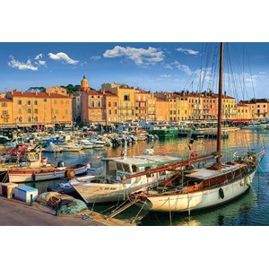 Trefl (26130) - "Alter Hafen in Saint-Tropez" - 1500 Teile Puzzle