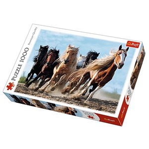 Trefl (10446) - "Galoppierende Pferde" - 1000 Teile Puzzle