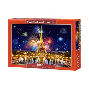 Castorland (103997) - "Nachtglanz von Paris" - 1000 Teile Puzzle