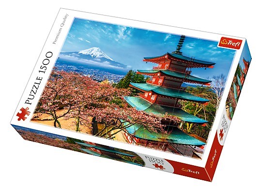 Trefl (26132) - "Blick auf den Fuji" - 1500 Teile Puzzle