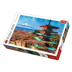 Trefl (26132) - "Blick auf den Fuji" - 1500 Teile Puzzle