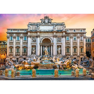 Trefl (37292) - "Trevi-Brunnen, Rom" - 500 Teile Puzzle