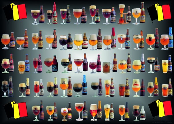 PuzzelMan (095) - "Belgische Biere" - 1000 Teile Puzzle