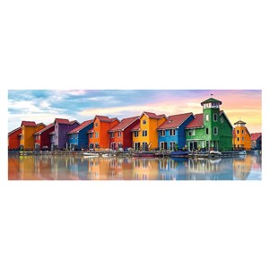 Trefl (29034) - "Bunte Häuser in Groningen" - 1000 Teile Puzzle