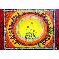 Grafika (00659) - Anne Poire, Patrick Guallino: "Portrait de Famille" - 1000 Teile Puzzle