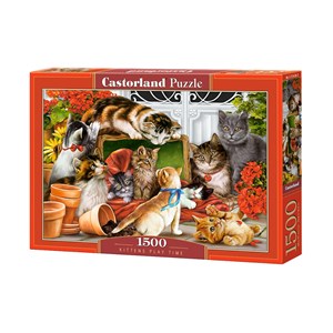 Castorland (C-151639) - "Spielende Katzenkinder" - 1500 Teile Puzzle