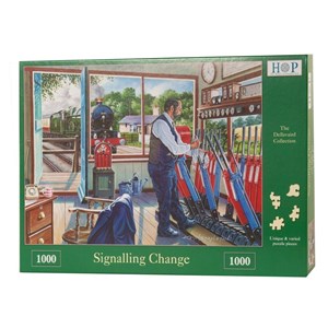 The House of Puzzles (3275) - "Signalling Change" - 1000 Teile Puzzle
