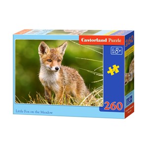 Castorland (B-27354) - "Kleiner Fuchs auf der Wiese" - 260 Teile Puzzle