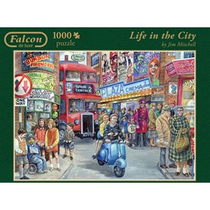 Jumbo (11090) - Jim Mitchell: "Life in the City" - 1000 Teile Puzzle