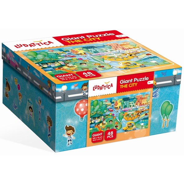 Ludattica (49806) - "City" - 48 Teile Puzzle