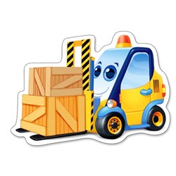 Castorland (B-005024) - "Baufahrzeuge" - 3 4 6 9 Teile Puzzle