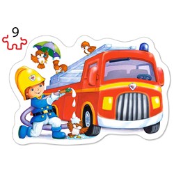 Castorland (B-005055) - "Interessante Berufe" - 3 4 6 9 Teile Puzzle