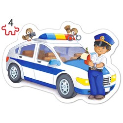 Castorland (B-005055) - "Interessante Berufe" - 3 4 6 9 Teile Puzzle