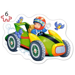 Castorland (B-005055) - "Interessante Berufe" - 3 4 6 9 Teile Puzzle