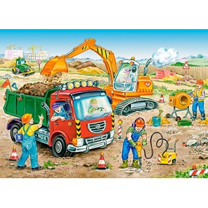 Castorland (B-13180) - "Baustelle" - 120 Teile Puzzle